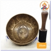 Chuông Xoay Nepal Điêu Khắc Quan Âm Thập Nhất Diện Bồ Tát_20x9,5cm(Gò Bằng Tay)