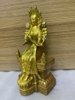 Tượng Phật Di Lặc Mật Tông Đồng Trơn 23x12cm