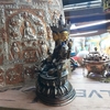 Tượng Trì Thế Bồ Tát Vasudhara Tài Bảo Như Vũ Bảo_Chất liệu Đồng Nepal_Cao 23cm