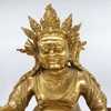 Tượng Hoàng Thần Tài Dzambala_Chất liệu Đồng Trơn_Cao 39cm