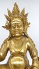 Tượng Hoàng Thần Tài Dzambala_Chất liệu Đồng Trơn_Cao 39cm