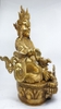 Tượng Hoàng Thần Tài Dzambala_Chất liệu Đồng Trơn_Cao 39cm