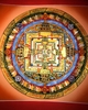 Tranh Mandala (Bằng Da)_Vẽ Tay_23x23cm