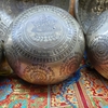 Bộ Chuông Xoay Nepal Điêu Khắc Quan Âm Tứ Thủ Bồ Tát 10_22cm (Hàng Thủ Công)