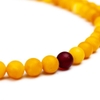 Chuỗi 108 Hổ Phách Thô Vàng_ 6 Ly_Trí Tuệ Sắc Bén TKTB-CG1391