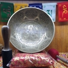 Chuông Xoay Nepal Điêu Khắc Ngài Guru_20x9cm