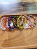 Chuỗi Đá Topaz Tím Đeo Tay_8ly