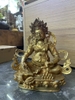 Tượng Hoàng Thần Tài Vàng Trơn- Dzambala-Cao 20cm