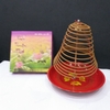 Đĩa Đốt Nhang Vòng màu đỏ 20cm