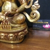 Tượng Hoàng Thần Tài Dzambala_Chất liệu Đồng Vẽ Tây Tạng_Cao 30x27cm