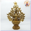 Tượng Chuẩn Đề Vương Bồ Tát Mật Tông_Chất liệu Đồng Trơn_Cao 35cm