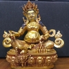 Tượng Hoàng Thần Tài Dzambala_Chất liệu Đồng Vẽ Tây Tạng_Cao 30x27cm