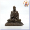 Tượng Phật Bổn Sư Thích Ca Mâu Ni Ngồi Cỏ_Chất liệu Đồng_Cao 20cm