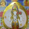 Tranh ThangKa Quan Âm Thập Nhất Diện Bồ Tát_35x20cm