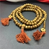 Chuỗi 108 Xương Trâu Yak Ngà - Nâu Trơn_10 Ly - Năng Lượng Bảo Vệ Hộ Thân TKTB-CT1481