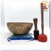 Chuông Xoay Nepal Điêu Khắc Phật Bổn Sư Chuyển Pháp Luân_25x11,5cm (Gò Bằng Tay)