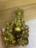 Tượng Hoàng Thần Tài Dzambala_Chất liệu Đồng _Cao 15cm