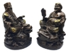 Tượng Thần Tài Thổ Địa (Cóc Và Tỳ Hưu)_Chất liệu Đồng Nâu Dạ Cổ_Cao 20cm