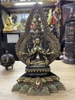 Tượng Quan Âm Thập Nhất Diện bồ Tát Vẽ Ngồi 28x17cm-CN 1,7 kg
