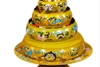 Bộ ManDaLa Hợp Kim Màu Vàng-Xanh-Nâu Đỏ -kt 32x16cm