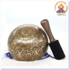Chuông Xoay Nepal Điêu Khắc Quan Âm Thập Nhất Diện Bồ Tát_20x9,5cm(Gò Bằng Tay)