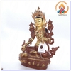 Tượng Tara Lục Độ Mẫu Bồ Tát_Chất liệu Đồng Vẽ Nepal_Cao 23cm