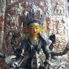 Tượng Trì Thế Bồ Tát Vasudhara Tài Bảo Như Vũ Bảo_Chất liệu Đồng Nepal_Cao 23cm