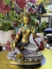 Tượng Tara Lục Độ Mẫu Bồ Tát_Chất liệu Đồng Mạ Bạc_Cao 20cm
