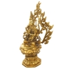Tượng Chuẩn Đề Vương Bồ Tát Mật Tông_Chất liệu Đồng Trơn_Cao 35cm