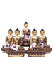 Tượng Phật Ngũ Trí Như Lai_Đồng Vẽ Nepal_Cao 20cm