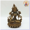 Tượng Tara Bạch Độ Mẫu Bồ Tát_Chất liệu Đồng Trơn_Cao 15cm
