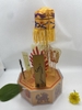 Chuỗi Đá Topaz Vàng Đeo Tay_8 Ly