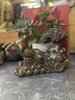 Tượng Phong Thuỷ Hưu Lộc Kéo Cây Tiền 23x30cm