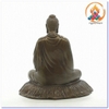 Tượng Phật Bổn Sư Thích Ca Mâu Ni Ngồi Cỏ_Chất liệu Đồng_Cao 20cm
