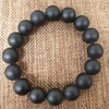 Chuỗi Đá Dạ Nguyệt Đen Mờ Đeo Tay_12ly