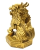 Kỳ Lân Bát Quái Đạp Thỏi Vàng_9cm_Tượng Phong Thủy