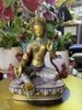 Tượng Tara Lục Độ Mẫu Bồ Tát_Chất liệu Đồng Mạ Bạc_Cao 20cm