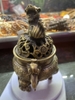 Lư Xông Khói  Đỉnh Kỳ Lân-18x15cm-735gr