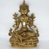 Tượng Tara Lục Độ Mẫu Bồ Tát_Chất liệu Đồng Trơn_Cao 30cm