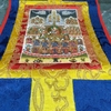 Tranh ThangKa MaDaLa Tổ Liên Hoa Sinh Padmasambhava_35x20cm