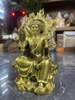 Tượng Bất Động Minh Vương Ngồi_Đồng Vàng-Vòng Lửa-24x14cm-2200 gr