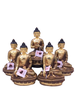 Tượng Phật Ngũ Trí Như Lai_Đồng Vẽ Nepal_Cao 20cm