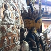 Tượng Trì Thế Bồ Tát Vasudhara Tài Bảo Như Vũ Bảo_Chất liệu Đồng Nepal_Cao 23cm
