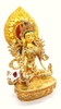 Tượng Tara Bạch Độ Mẫu Bồ Tát Vòng Lửa_Chất liệu Đồng Nepal Phun Gold_Cao 40cm