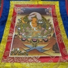 Tranh ThangKa Văn Thù Sư Lợi Bồ Tát_ 35x20cm
