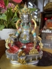 Tượng Hoàng Thần Tài Vàng Trơn- Dzambala-Cao 20cm