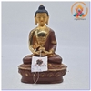 Tượng Phật A Di Đà_Chất liệu Đồng Vẽ Nepal_Cao 23cm