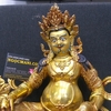 Tượng Hoàng Thần Tài Dzambala_Chất liệu Đồng Vẽ Tây Tạng_Cao 30x27cm