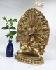 Tượng Vua Gesar_Chất liệu Đồng Trơn_Cao 36cm