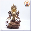 Tượng Tara Lục Độ Mẫu Bồ Tát_Chất liệu Đồng Vẽ Nepal_Cao 23cm